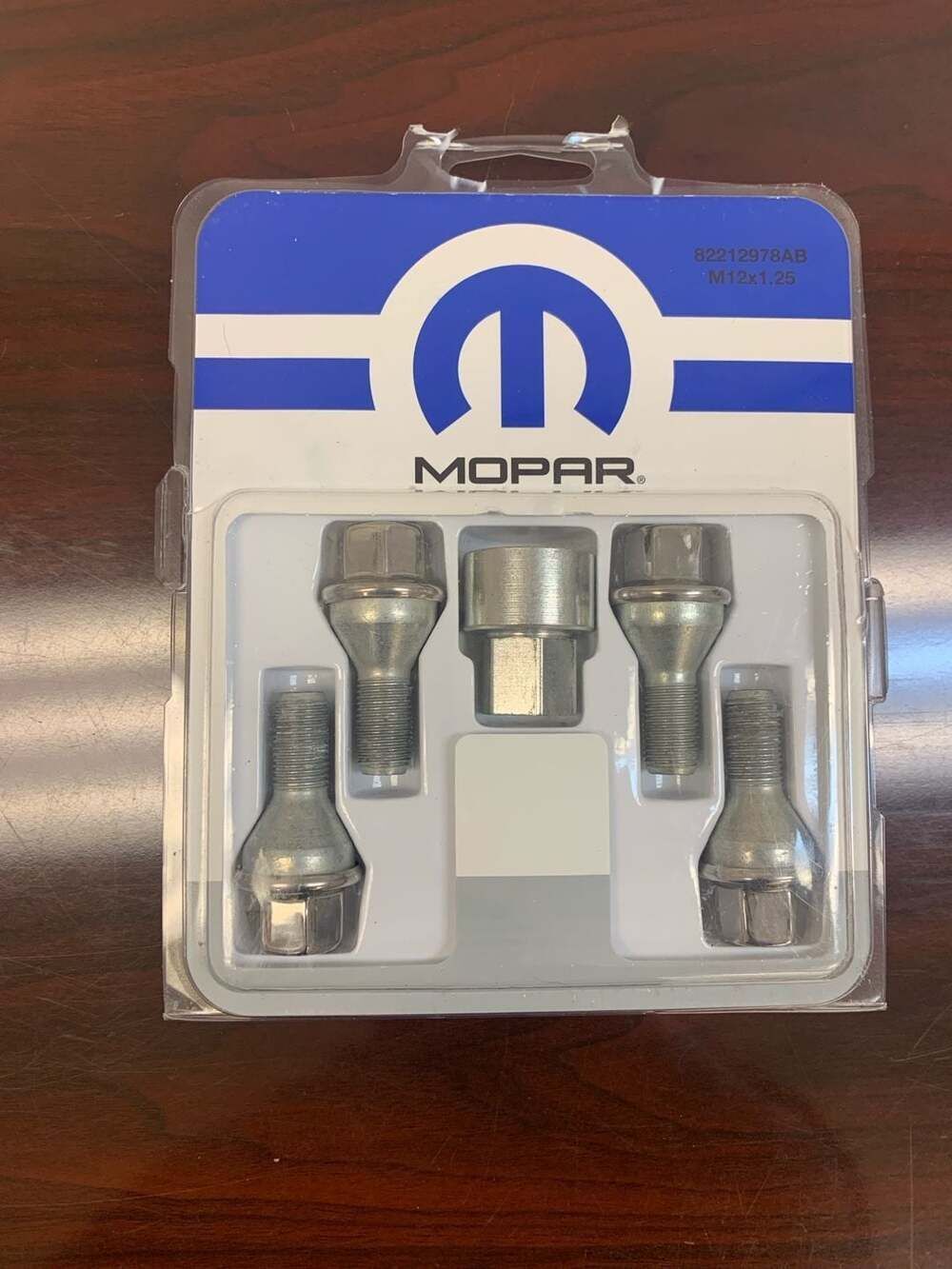 Mopar OEM Wheel Lock Bolt Kit 82212978AB M12x1.25